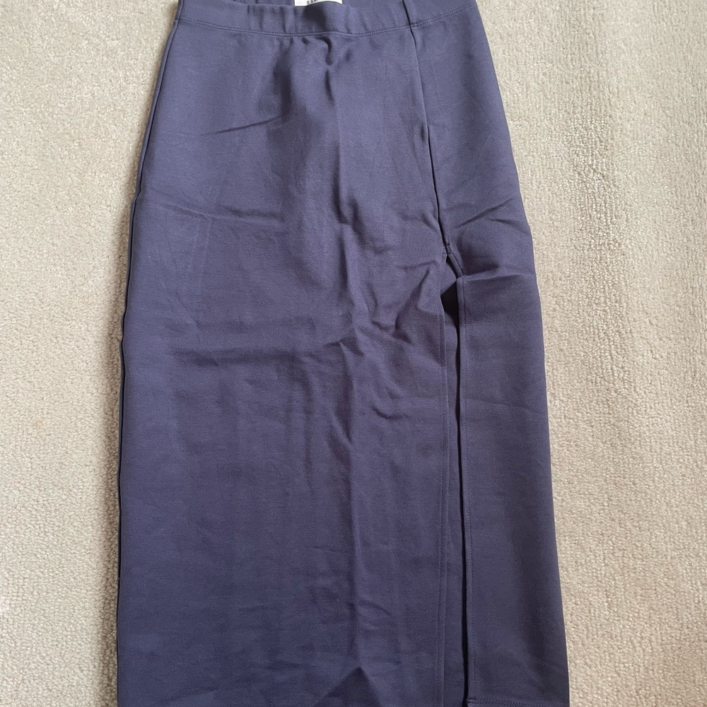 Babaton Blue Maxi Pencil Skirt for Work